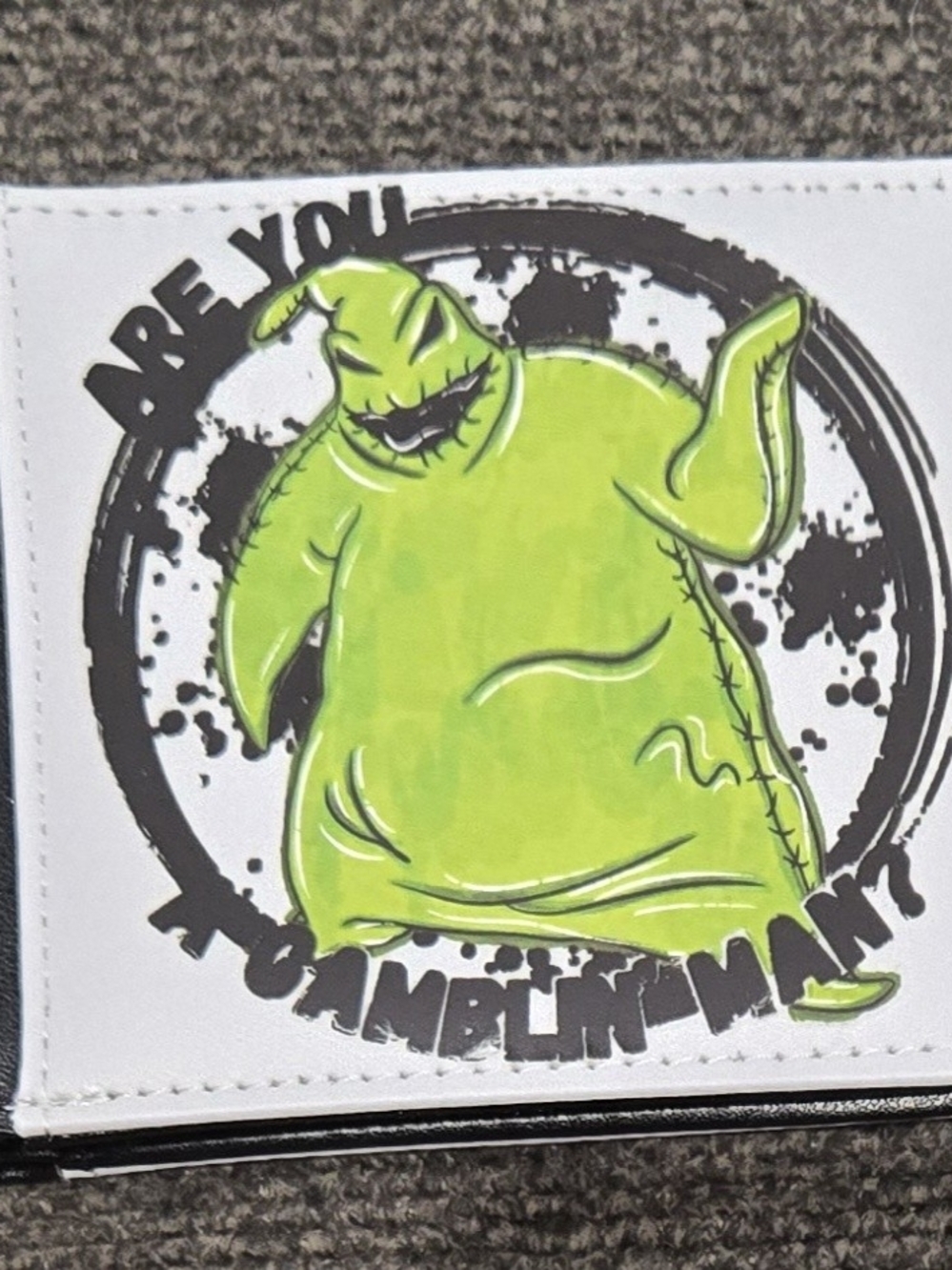 Green Oogie Boogie Graphic Wallet